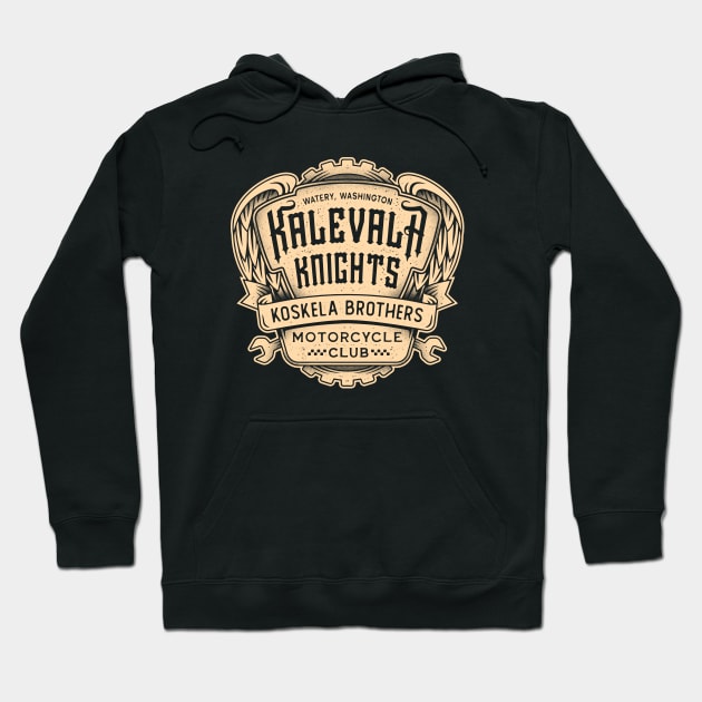 Watery Kalevala Knights Crest Hoodie by Lagelantee